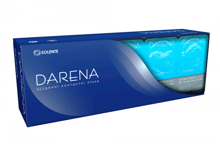 Гідрогелеві контактні лінзи щоденної заміни Solente Darena
