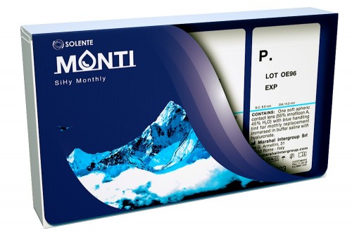 Силікон-гідрогелеві контактні лінзи щомісячної заміни Solente Monti SiHy Monthly