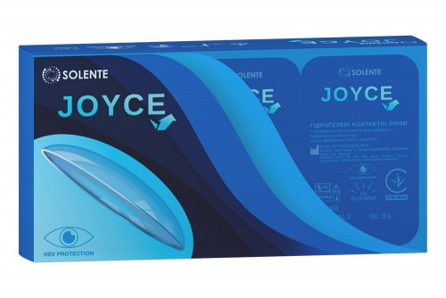 Гідрогелеві контактні лінзи щомісячної заміни Solente Joyce