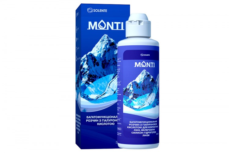 Багатофункціональний розчин з гіалуроновою кислотою Solente Monti